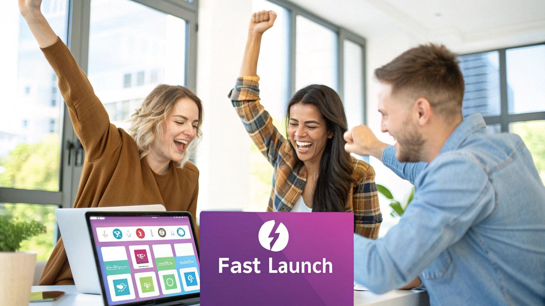 Comparison chart showing no-code platform capabilities and complexity